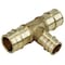 Apollo 1 in. x 1 in. x 3/4 in. Brass PEX-A Expansion Barb Reducing Tee EPXT1134 - alternate 1